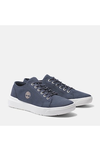 Sandalet Erkek Tb0 A66nn Ep41 Timberland Seneca Bay Low Lace Up Sneaker Dark Blue Canvas Dark Blue Canvas