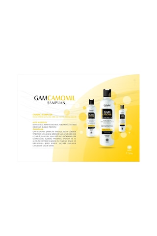 Gam Camomil Hasar Görmüş Saçlar İçin Onarıcı Şampuan 275 ML