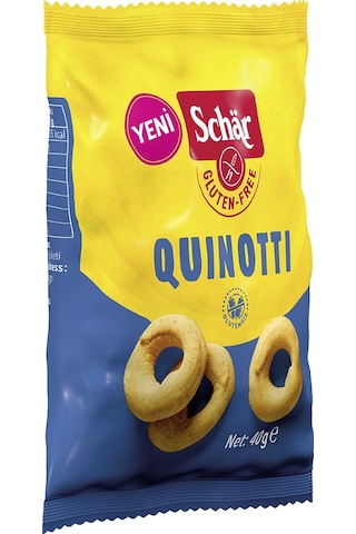 Schar Quinotti Glutensiz Kinoalı Halka Kraker 12 x 40 G