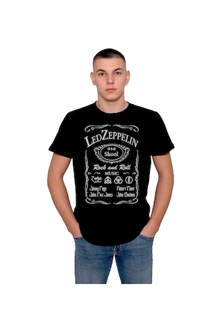 Led Zeppelin Rock And Roll Music Tişört Unisex T-shirt 001