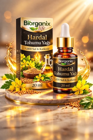 Life Hardal Tohumu Yağı 20 Ml %100 Saf & Güçlü Etki