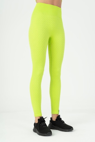 Maraton Active Slimfit Kadın Koşu Neon Yeşil Tayt 812093 Neon Yeşil