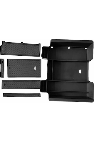 Springsun Chevrolet Silverado & Gmc Sierra 1500 2019-2023 Plastik Konsol Organizatörü - Siyah