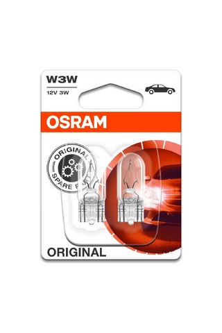 Osram X Ampul 12v 3w Dipsiz Gösterge İkili Ambalaj Blister Ambalaj, 2821-02b