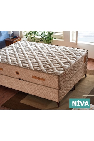 Nivabaza Çift Kişilik Tek Kişilik Baza Başlık Yatak Seti Niva Elegan