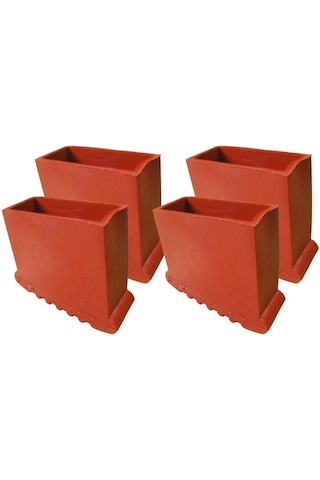 Homyl 4 Adet Merdiven Kaymaz Ayak Mat Yastık Yedek 7,1x2,8-cm