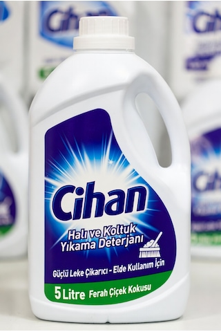 Cihan Halı Ve Koltuk Temizleyici Elde Yıkama 5 Litre Tekli Cihan Halı Ve Koltuk Temizleyici Elde Yıkama 5 Litre Tekli