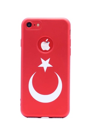 Apple Uyumlu iPhone 7 Kılıf Zore Bayrak Silikon