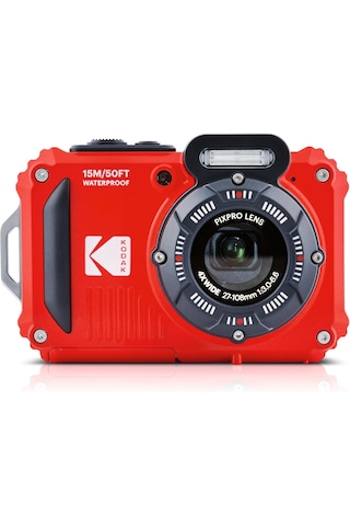 Kodak Pıxpro Wpz2 16 Mp Dijital Fotoğraf Makinesi 15 M Su Geçirmez, 4x Optik Zoom, Wi-fi, 1080p Full Hd Video İthalatçı Garantili