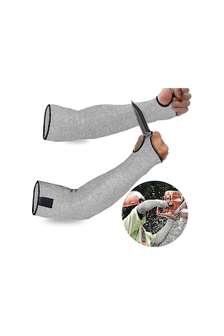 Geeksen "dayanıklı Kesilmeye Karşı Kol Koruması - 45cm Hppe+nylon Esnek Kol Kılıfı" Çok Renkli