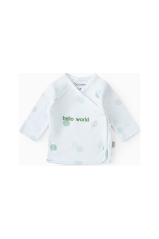 Boumini 6'lı Bebek Hastane Çıkış Seti Hello World Yeşil