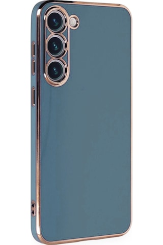 Samsung Uyumlu Galaxy S23 Kılıf Volet Luxury Seri Kamera Korumalı Silikon Kapak