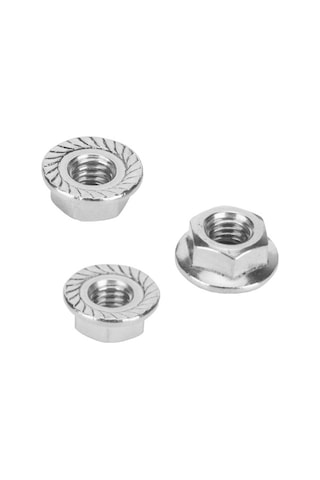 Tongxida 25 Parça Paslanmaz Çelik Flanşlı Somun, Sera Ekipmanları İçin Korozyon Dirençli Somun Seti