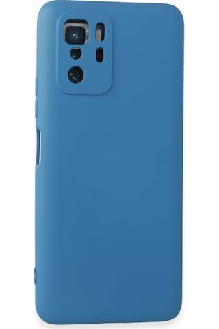 Newface Xiaomi Poco X3 Gt Kılıf Nano İçi Kadife Silikon Semeglbl - 42 - Mavi