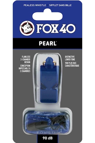Fox 40 Pearl Safety Düdük Mavi - İpli 9703-0508 Çok Renkli