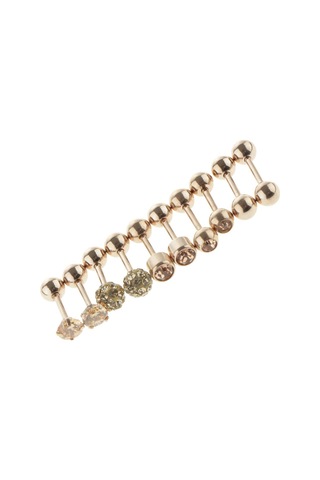 Suntek 5 Pairs 16g Kulak Çıtçıt Küpe Erkekler Altın-gül Altın