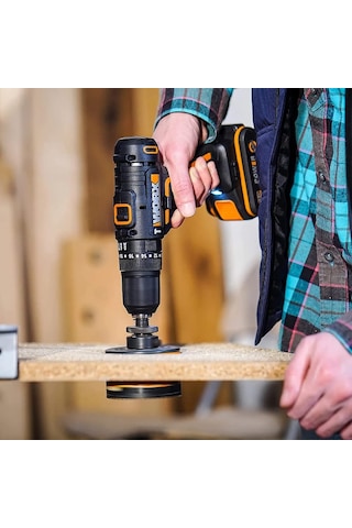 Worx Wx370.9 20volt Profesyonel Şarjlı Darbeli Matkap Akü Dahil Değildir