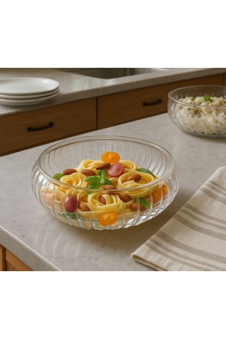 Cam Salata Kasesi Linea-4903 Çok Renkli