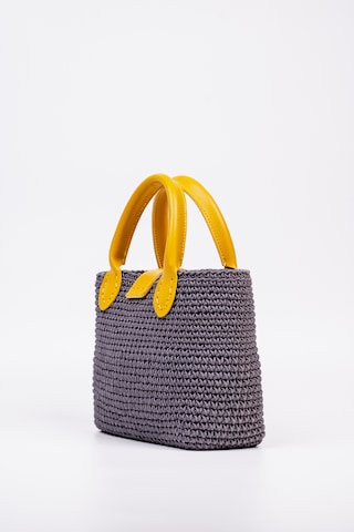 Fabric Craft Bag El Çantası Floş İplik Gri Gri