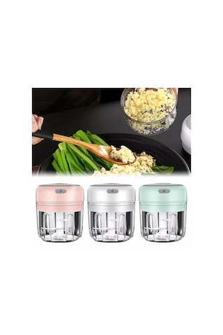 Jeehugo Evde Kullanımı İçin 250ml Yeşil Büyük Bardaklı Mini Akıllı Blender - Yüksek Güçlü Sarımsak/ürün Dilimleyici Ve Püreleyici - Güncellenmiş Versiyon Diğer