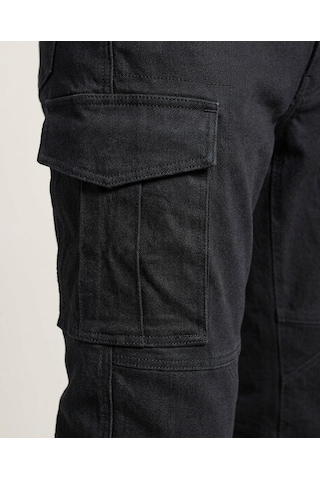 Durt Lostfrontier Braavo Aa Armourlite Denim Motosiklet Pantolonu Siyah