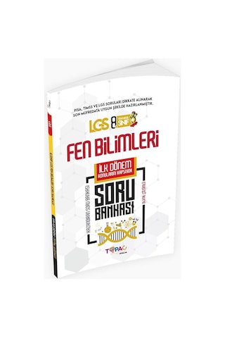 2026 8.sınıf LGS Fen Bilimleri 1.dönem Dijital Çözümlü Soru Bankası