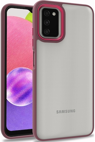 Samsung Galaxy Uyumlu A03S Renkli Kenarli Parlak Flora Kilif 547924934