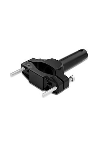 Ranyeek Motosiklet Fari Sabitleme Aparatı, Alüminyum Alyaşlı, 20-55mm Çap Uyumlu, Sönükleyici Ve Dayanıklı, Off-road Işık Genişletme Demiri Siyah