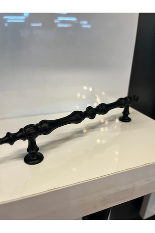 Ada Metal Kulp 128mm Mat Siyah Dolap Kapak Modern Tv Ünite Çekmece Mobilya Komidin Vestiyer Mat Siyah