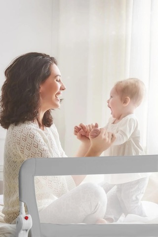 Wellgro 180 65 Cm Beyaz Yatak Bariyeri, Yatak Korkuluğu