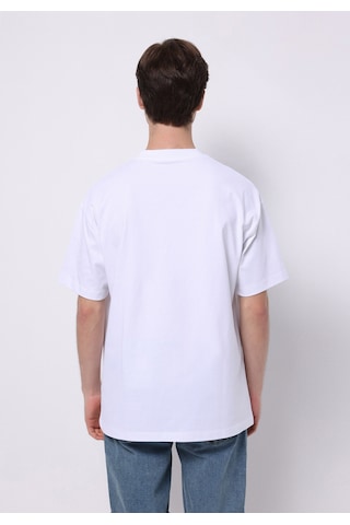 Colin's Colins Comfort Fit Yuvarlak Yaka Düz Erkek Beyaz Kısa Kol Tişört Cl1077191 Q1.v1 Ofw Beyaz