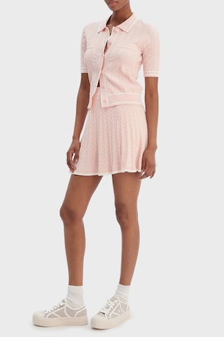 Guess Bayan Etek V6rd07 Z4652 G66e Pembe Pembe