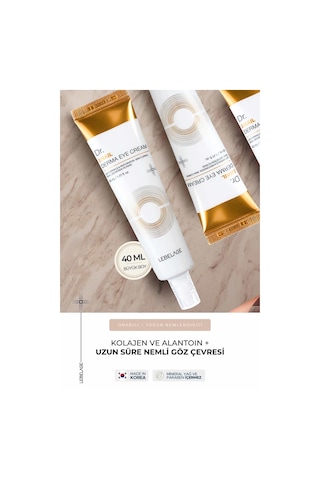 Lebelage ve  Salyangoz Özlü Nemlendirici Göz Kremi Dr. Snail Derma Eye Cream 40 ML