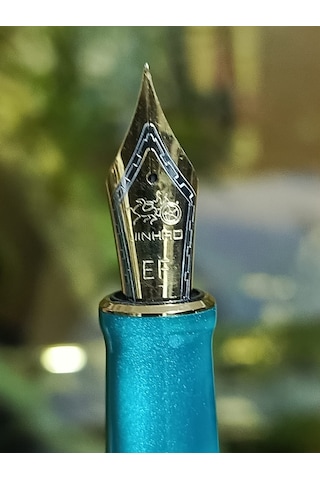 Jinhao Prestij 100 Serisi Dolma Kalem Geleneksel Ef Uçlu,gövde Reçine Ve Pigment Boya İle Kaplıdır 508 Yeşil
