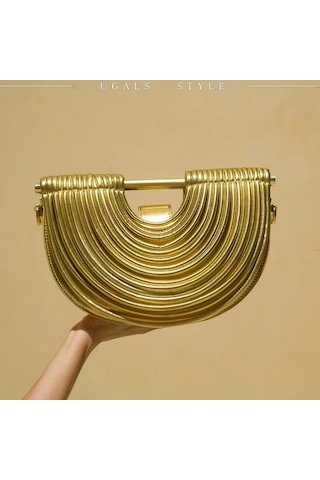 Willowhaven Beyaz Lüks Kadın El Çantası - Büyük Kapasiteli Pu Gece Çantası, Düğün, Davet, Günlük Kullanım Beyaz