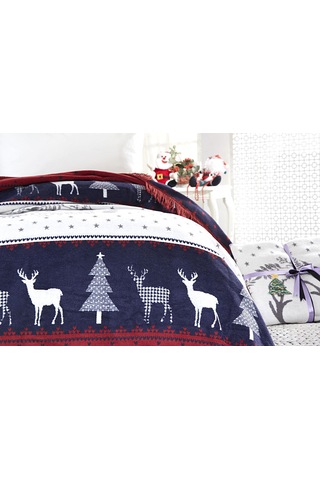 Dolce Bonita Home Tek Kişilik Pamuklu Battaniye Bonheur