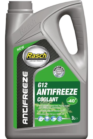 Rasch G12 Organik Radyatör Antifriz Yeşil -40 - 3 Lt. Yeşil