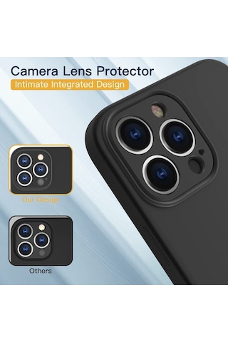 Apple Uyumlu iPhone 13 Pro Max Kilif Lens Korumali Soft Premium Silikon 510522699