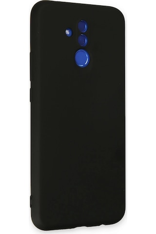 Newface - 848 - Huawei Mate 20 Lite Kılıf Nano İçi Kadife Silikon - Csmo-tex - - Siyah Sıyah