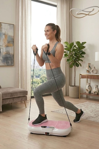 Fegel Fg-6500 Titreşimli Fitness Platformu 99 Hız Seviyesi & Hoparlörlü Egzersiz Aleti / Pembe Renk