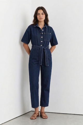 Banny Jeans Kadın Yarasa Kol Jean Tulum Rins 001 Lacivert M
