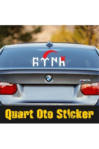 Göktürkçe Türk Oto Sticker Araç Sticker