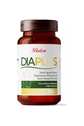 Balen Dia Plus Zeytin Yap.&mag&alfa Lipoik Asit Kapsül 655 Mg 60 Balen Dia Plus Zeytin Yap.&mag&alfa Lipoik Asit Kapsül 655 Mg 60