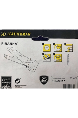 Leatherman Pıranha Çok Amaçlı Cep Tamir Alet Seti Çok Renkli