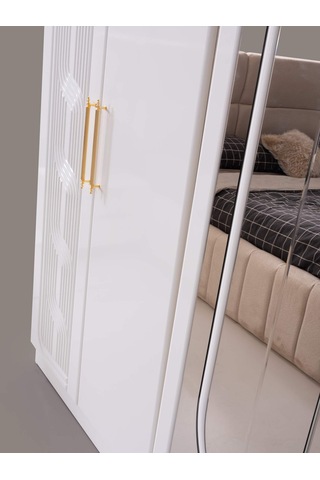 Kaliforniya 6 Kapaklı Gardırop %100 Mdf