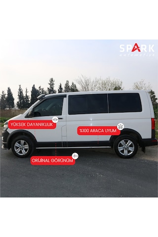 Volkswagen Transporter T6 2015-2020 Yıl Aralığı Uyumlu Kısa Şase Çift Sürgü Dodik Seti 11 Parça Siyah