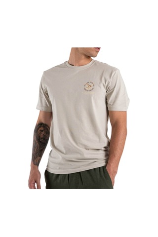 Only Erkek T-shirt 22029483 Onsmanuel Lıfe Reg Ss Desert Tee Gümüş
