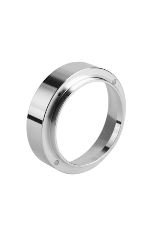 Maiyame Manyetik Değiştirme Halkalı Alüminyum Kahve Dozaj Funnel 51mm Gümüş Renk, Kahve Makinesi Uyumlu. Gümüş