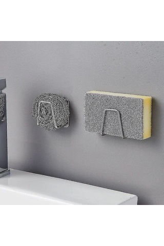 Padalink 304 Paslanmaz Çelik Mutfak Sponge Tutucu - Otomatik Kurutma, Kendinden Yapışkan Duvar Takımı, Lavabo Aksesuarı Organizatörü 4'lü Set Diğer