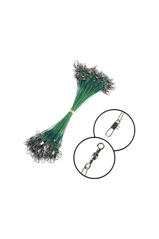 1 Adet Balıkçılık Aksesuarı Kurşun Çekirdek Tasma Olta Teli 25 Cm